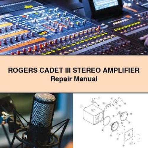 Manual de Reparación del Amplificador Estéreo ROGERS CADET III (PDF)