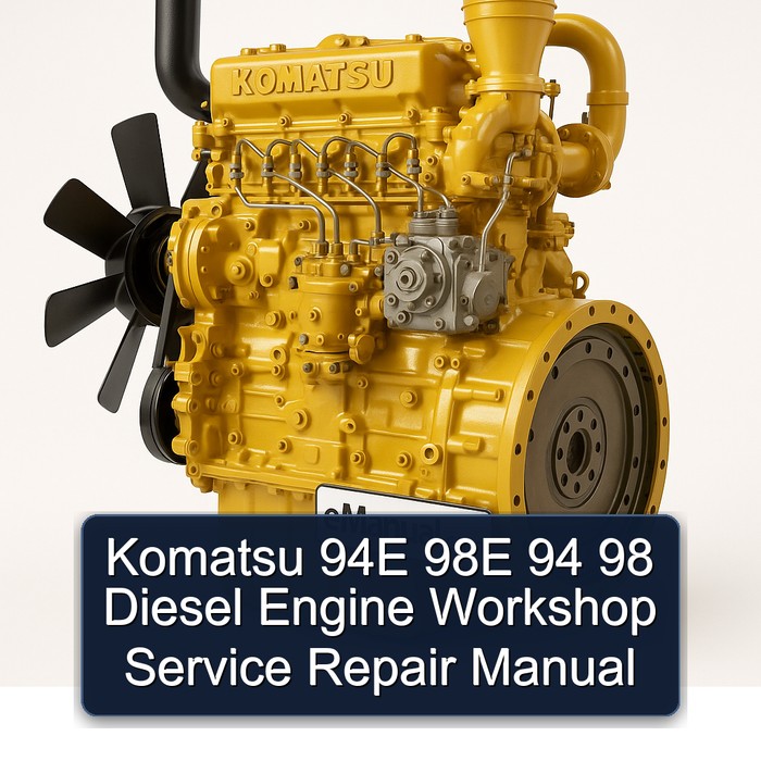 Manual de Servicio y Reparación de Motores Diésel Komatsu 94E, 98E, 94, 98