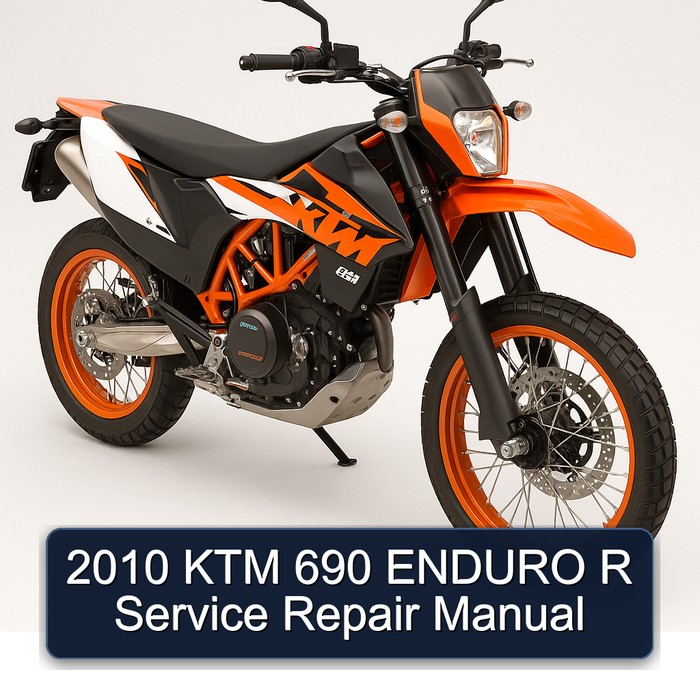2010 KTM 690 ENDURO R Manual de servicio y reparación