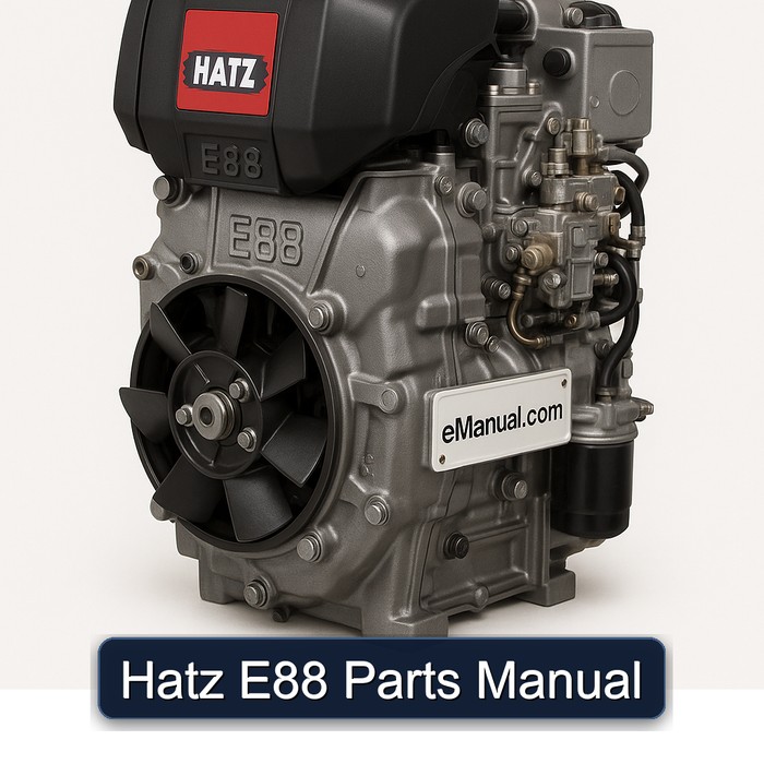 Hatz E88 Ersatzteilhandbuch