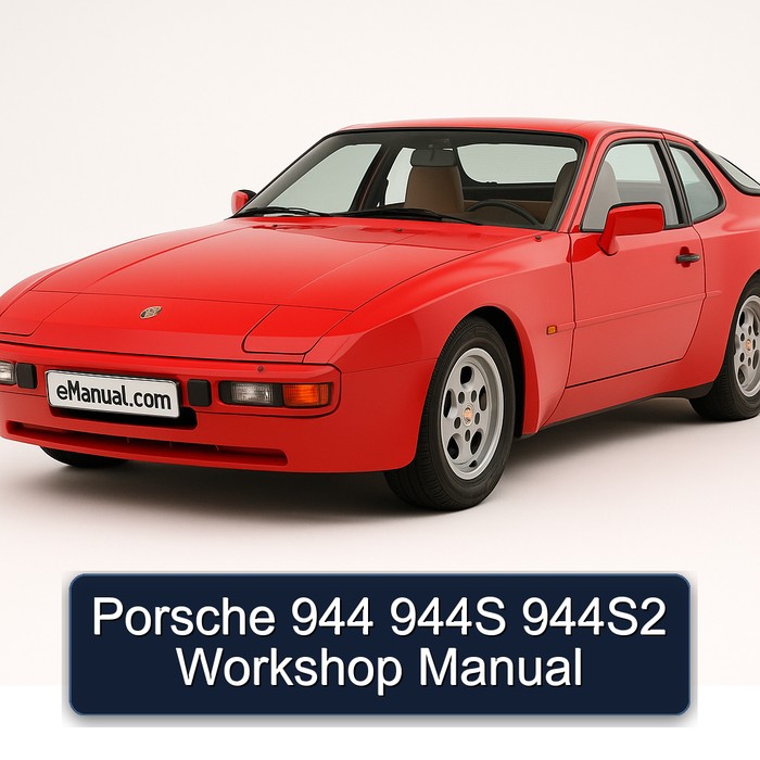 Porsche 944 944S 944S2 Workshop Manual