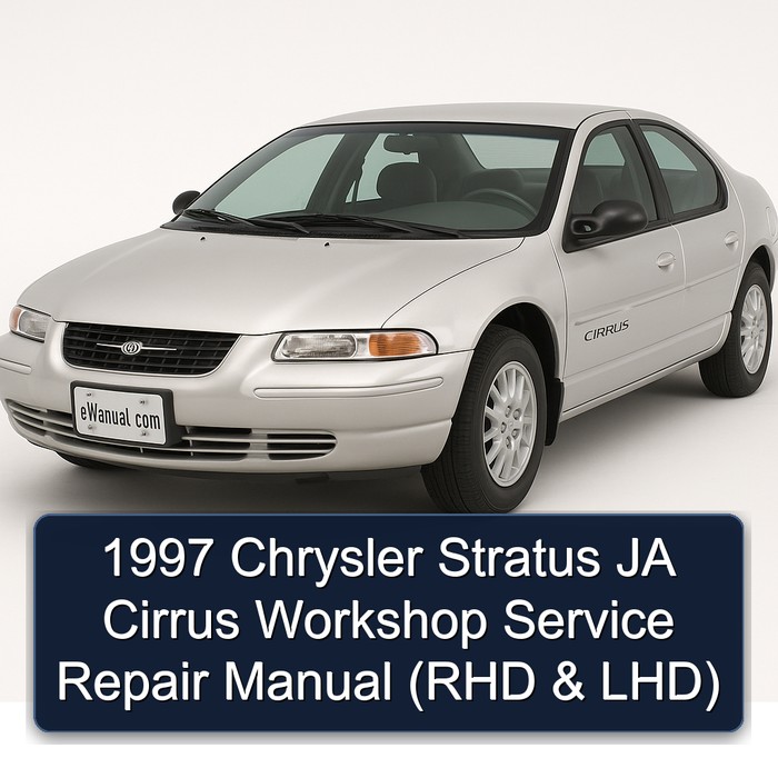 1997 Chrysler Stratus JA Cirrus Workshop Manual de servicio y reparación (RHD & LHD)