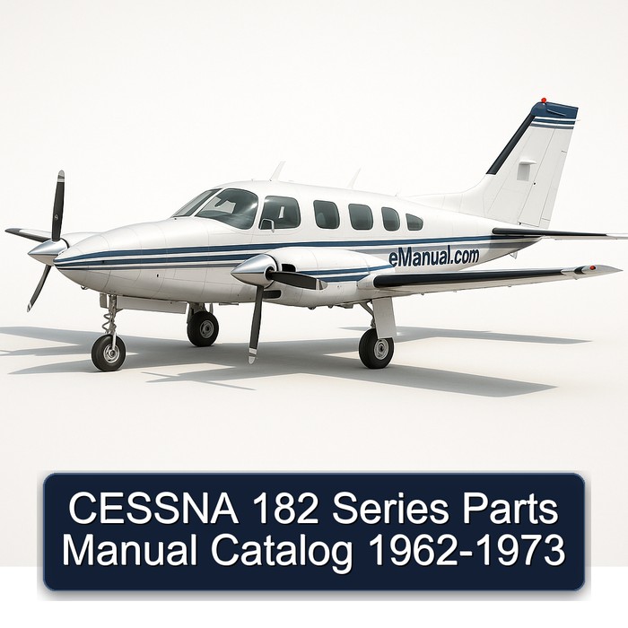 CESSNA 182 Series Parts Manual Catalog 1962-1973