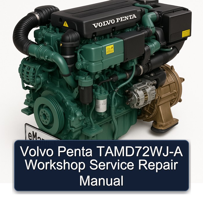 Volvo Penta TAMD72WJ-A Workshop Service Repair Manual