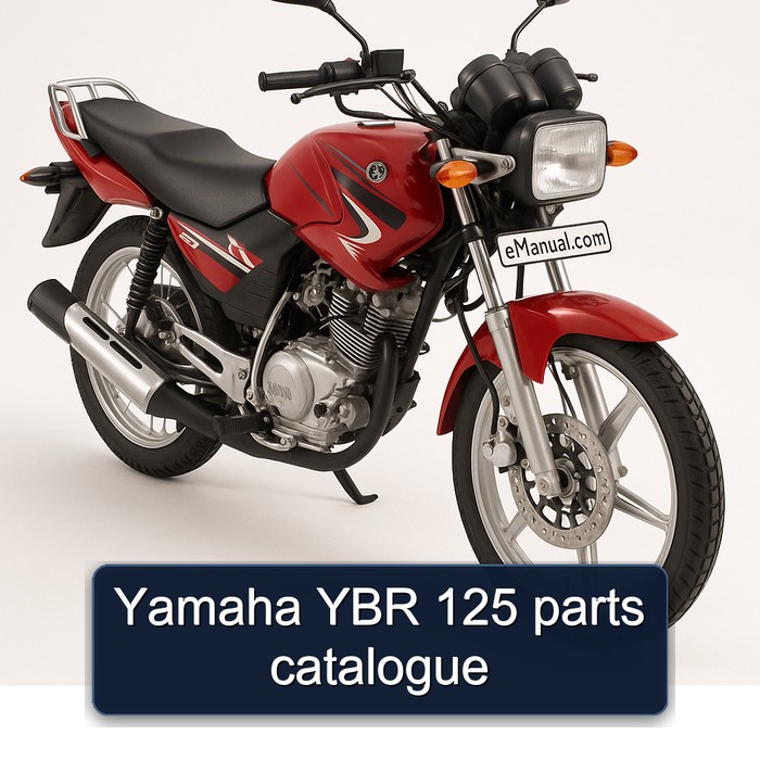 Yamaha YBR 125 parts catalogue