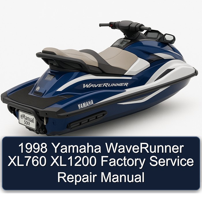 1998 Yamaha WaveRunner XL760 XL1200 Factory Service Repair Manual
