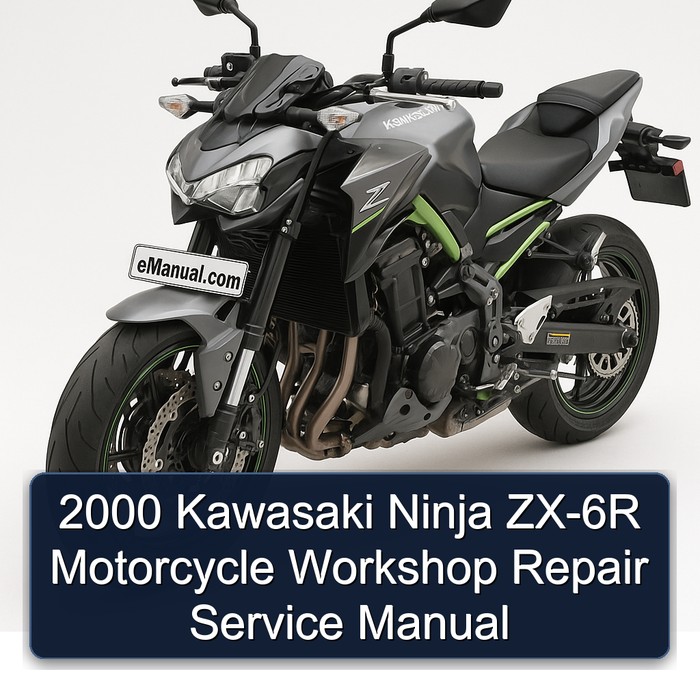 2000 Kawasaki Ninja ZX-6R Motorcycle Workshop Repair Service Manual