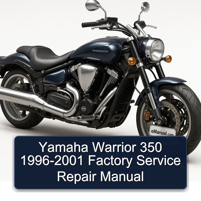 Yamaha Warrior 350 1996-2001 Factory Service Repair Manual 