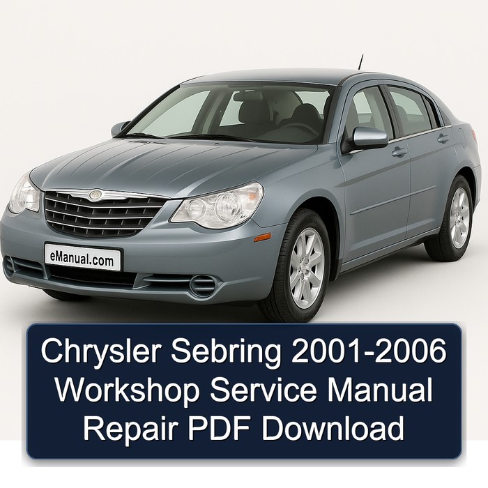 Chrysler Sebring 2001-2006 Workshop Service Manual Repair PDF Download