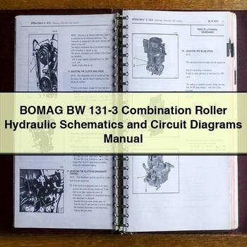 BOMAG BW 131-3 Combination Roller Hydraulic Schematics and Circuit Diagrams Manual PDF Download
