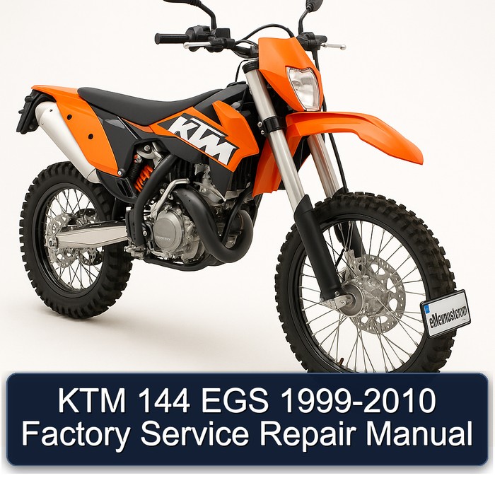 KTM 144 EGS 1999-2010 Factory Manual de servicio y reparación