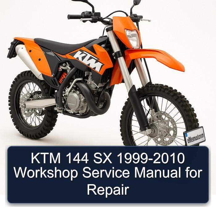 KTM 144 SX 1999-2010 Workshop Service Manual for Repair