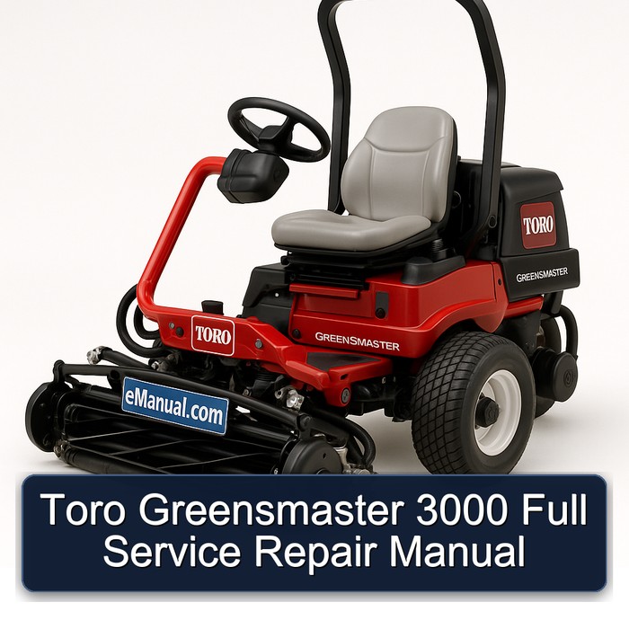 Manual de Reparación Completo Toro Greensmaster 3000