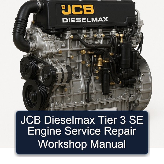 JCB Dieselmax Tier 3 SE Engine Service Repair Workshop Manual 