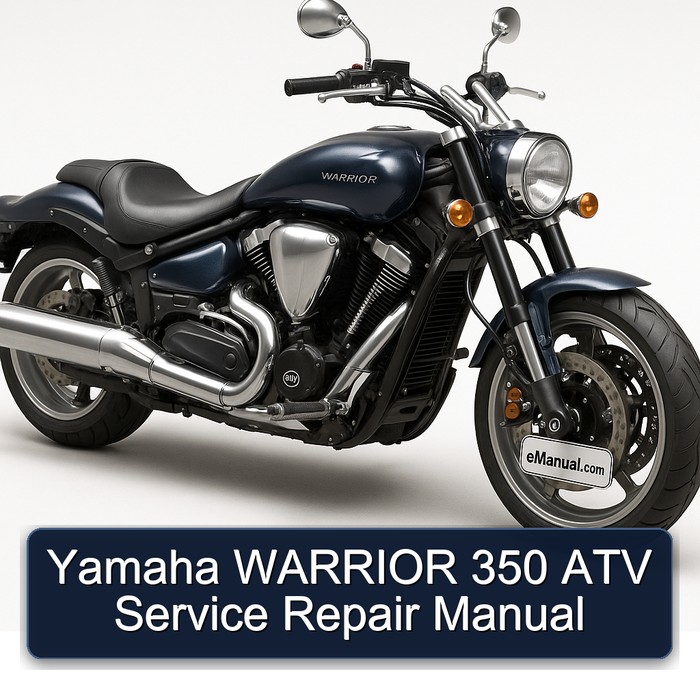 Yamaha WARRIOR 350 ATV Manual de servicio y reparación