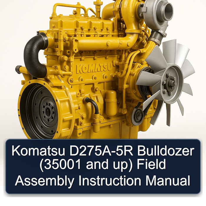 Komatsu D275A-5R Bulldozer (35001 and up) Field Assembly Instruction Manual