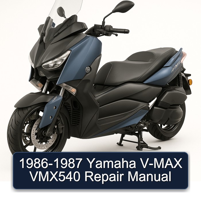 1986-1987 Yamaha V-MAX VMX540 Repair Manual