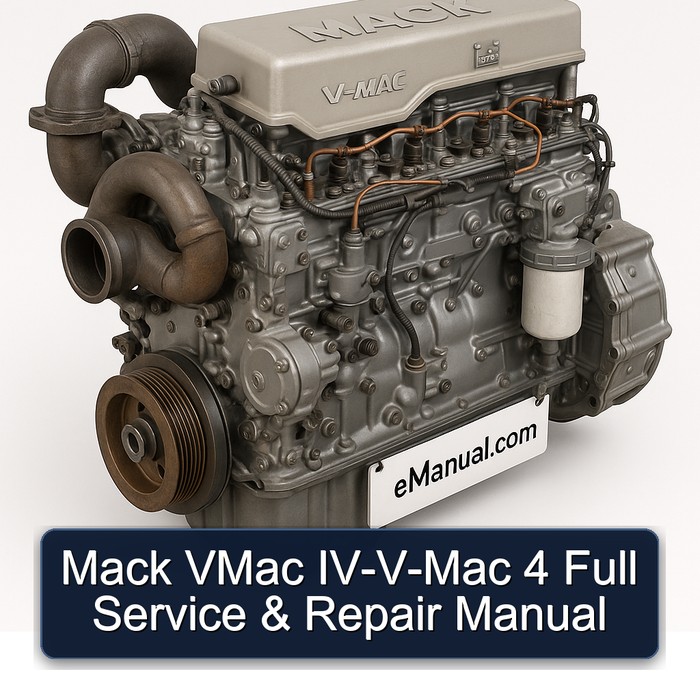 Manual de Servicio y Reparación Completo Mack VMac IV-V-Mac 4