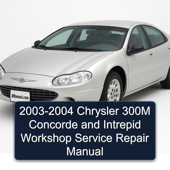 2003-2004 Chrysler 300M Concorde and Intrepid Workshop Service Repair Manual