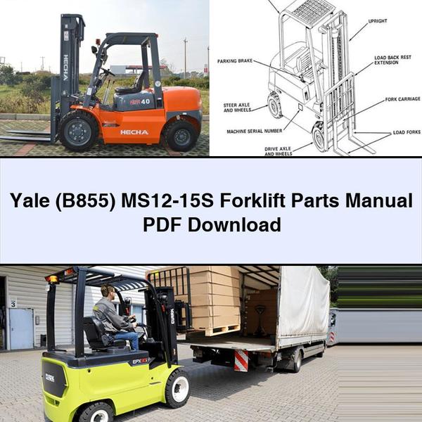 Manual de Partes para Montacargas Yale (B855) MS12-15S
