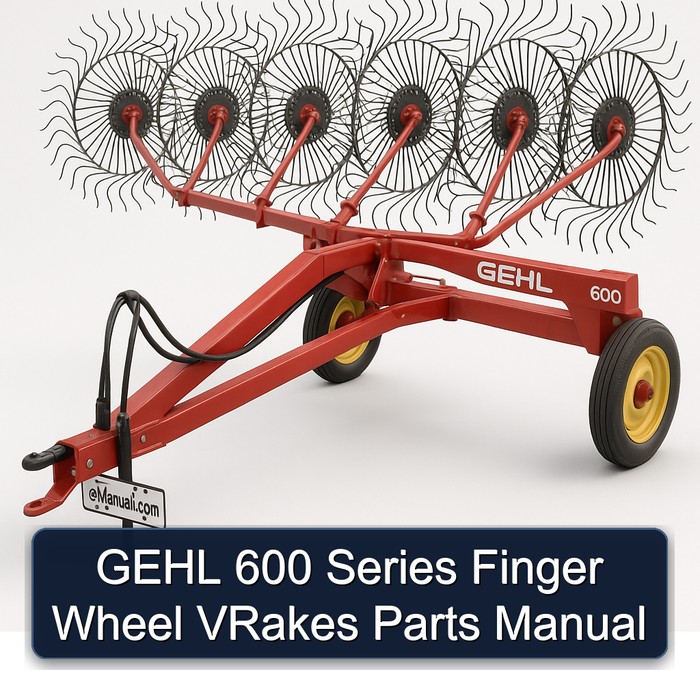 Gehl 600 Series Finger Wheel Vrakes Parts Catalog PDF Download