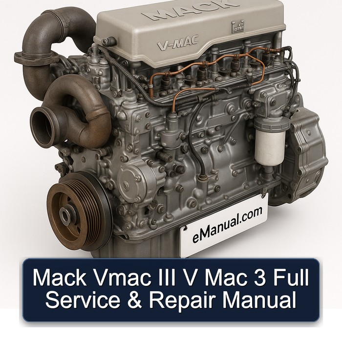 Mack Vmac III V Mac 3 Full Service & Repair Manual 