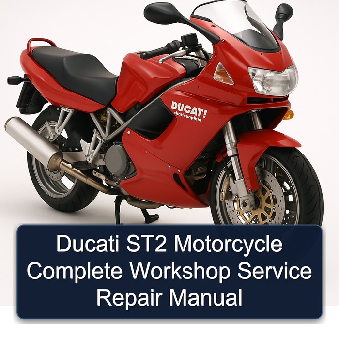 Ducati ST2 Motorcycle Manual completo de servicio y reparación del taller
