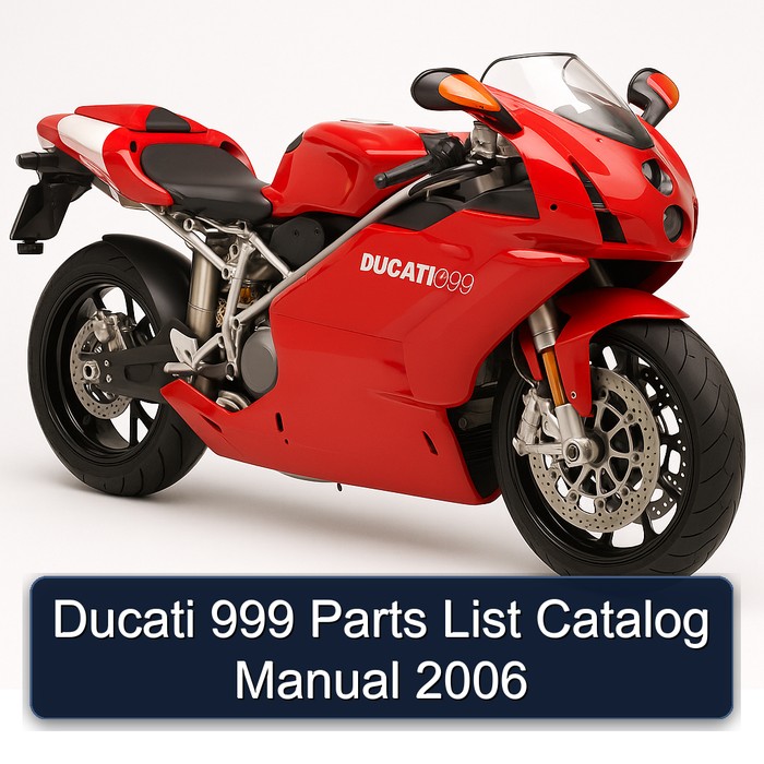 Ducati 999 Parts List Catalog Manual 2006