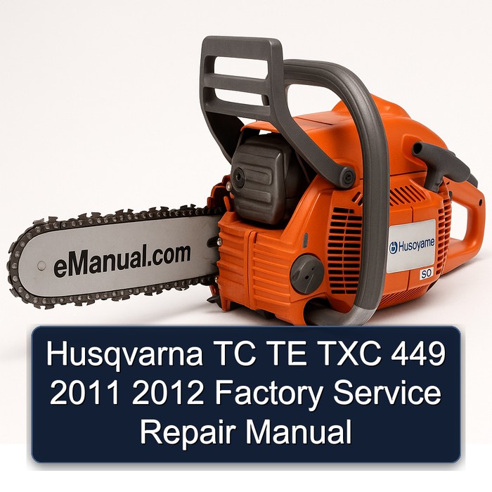 Husqvarna TC TE TXC 449 2011 2012 Factory Manual de servicio y reparación
