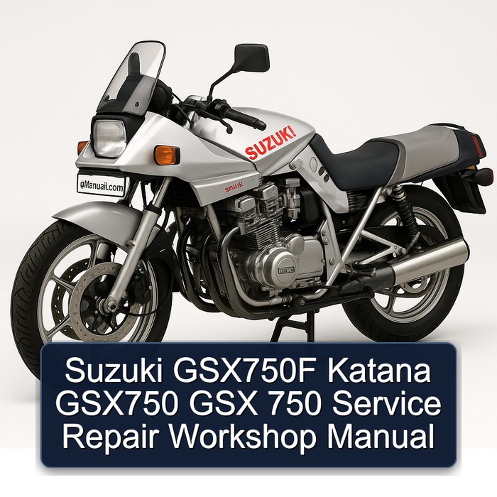 Suzuki GSX750F Katana GSX750 GSX 750 Service Repair Workshop Manual