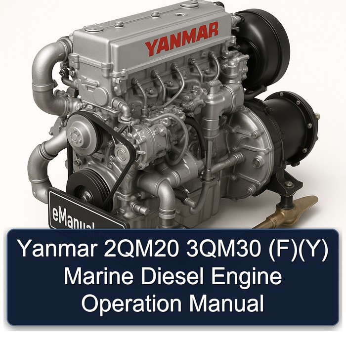 Yanmar 2QM20 3QM30 (F)(Y) Marine Diesel Engine Operation Manual