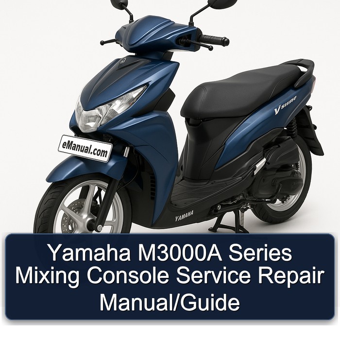 Yamaha M3000A Series Mixing Console Service Repair Manual/Guide
