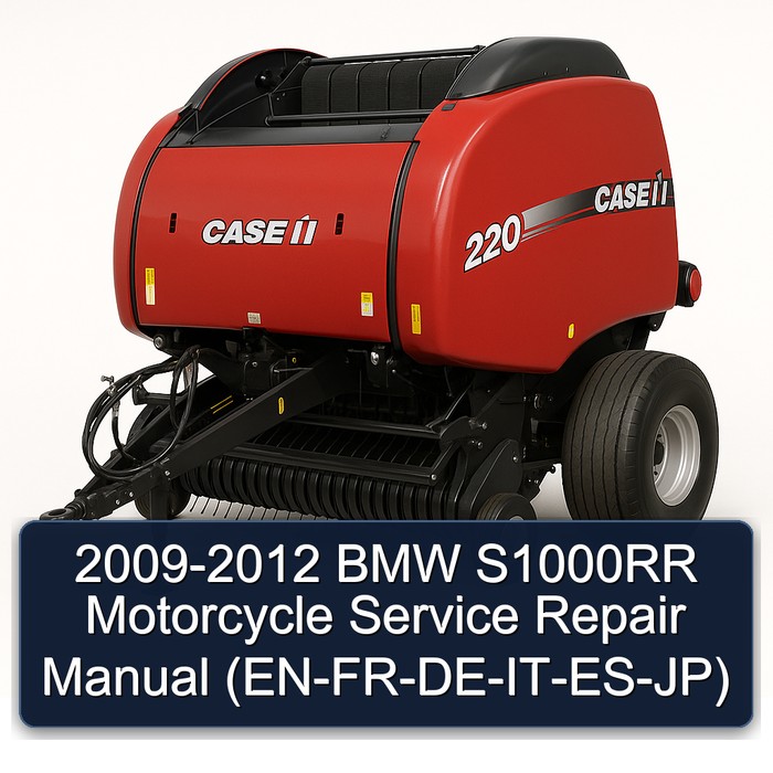 2009-2012 BMW S1000RR Motorcycle Service Repair Manual (EN-FR-DE-IT-ES-JP) 