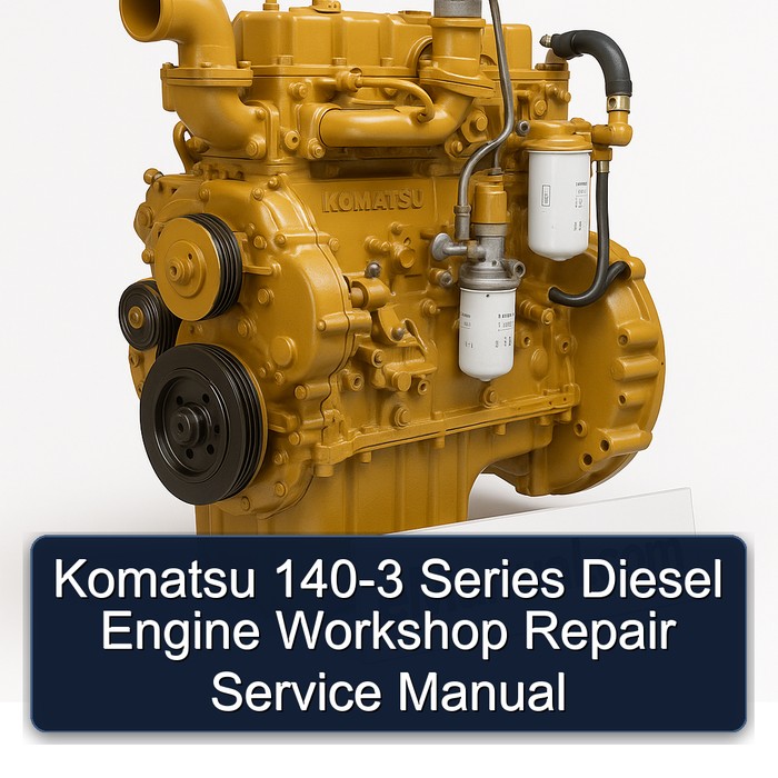 Manual de Reparación del Motor Diesel Komatsu Serie 140-3