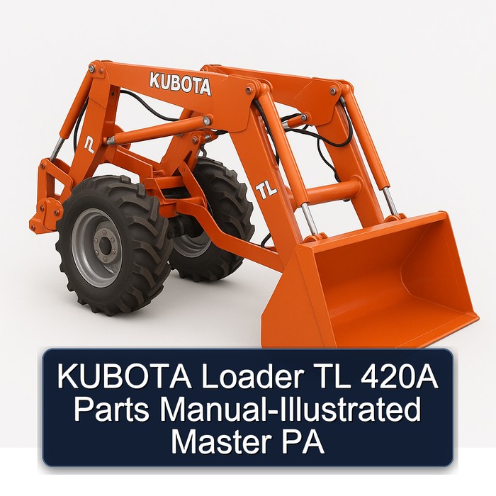 Kubota Loader TL 420A - Pa Parts Catalog PDF Download