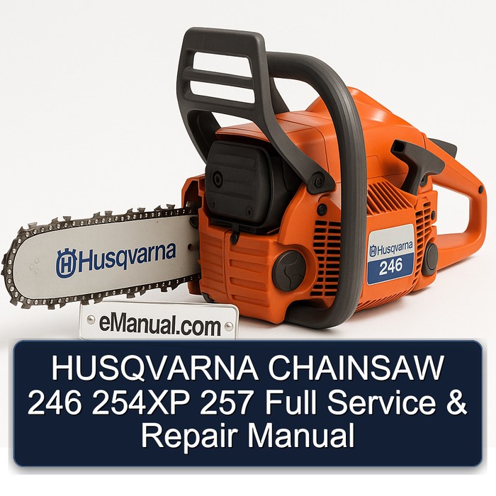 HUSQVARNA CHAINSAW 246 254XP 257 Full Service & Repair Manual