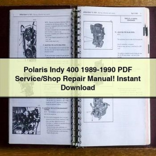 1989 Polaris Indy 400 PDF / Instant Workshop Service Repair Manual PDF Download