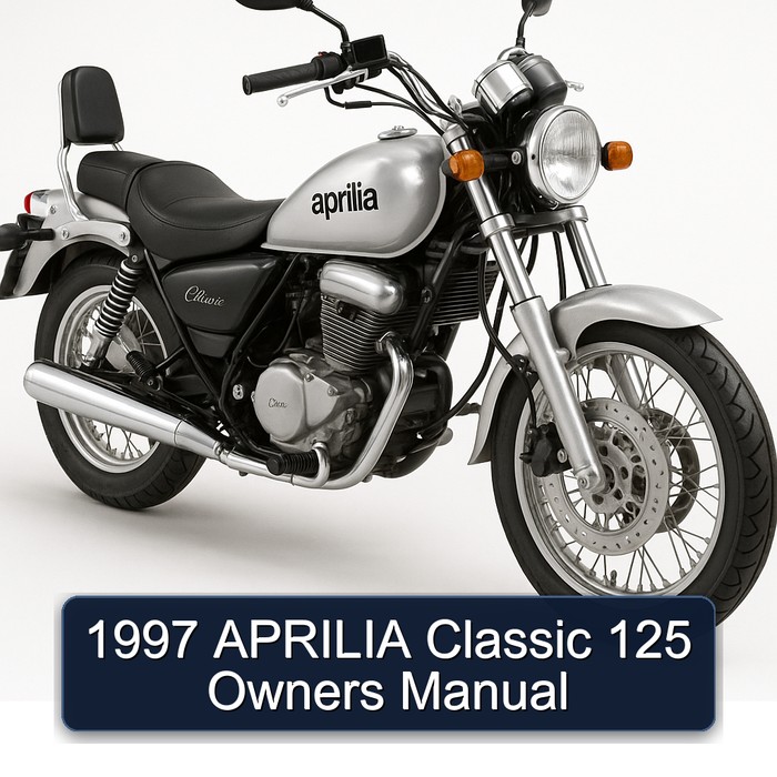 1997 APRILIA Classic 125 Owners Manual