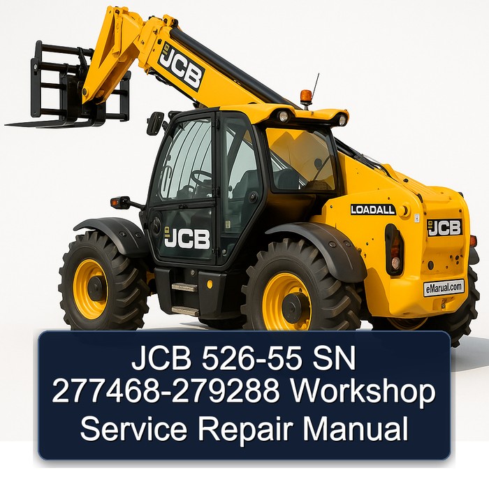 JCB 526-55 SN 277468-279288 Workshop Service Repair Manual