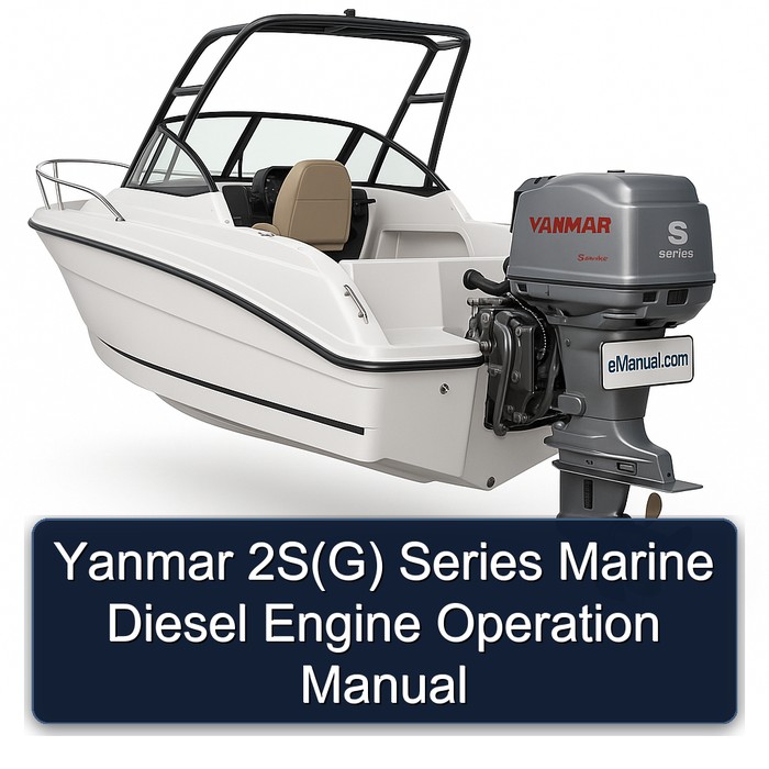 Yanmar 2S(G) Series Marine Diesel Engine Operation Manual 