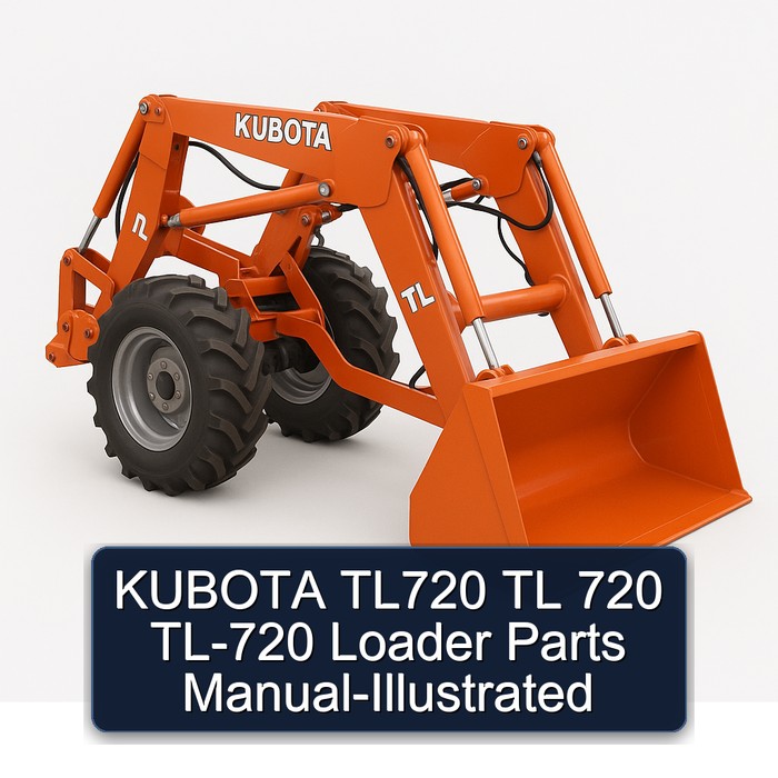 Kubota TL720 TL 720 TL-720 Loader Parts Catalog PDF Download