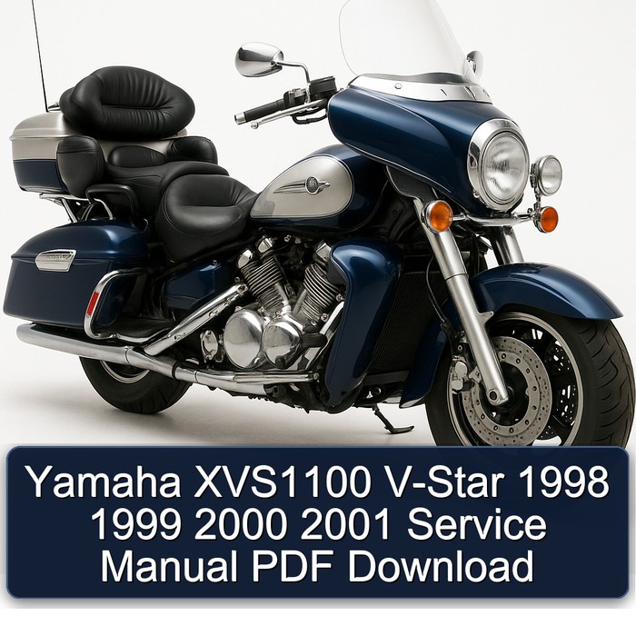 Yamaha XVS1100 V-Star 1998 1999 2000 2001 Service Manual PDF Download