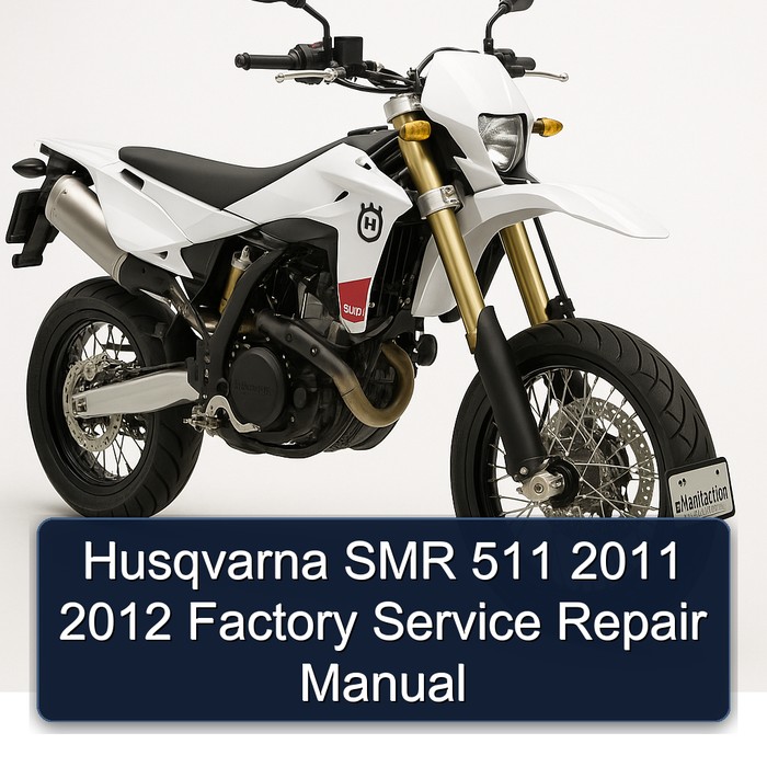 Husqvarna SMR 511 2011 2012 Factory Manual de servicio y reparación