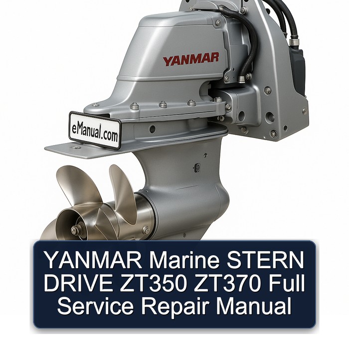 YANMAR Marine STERN DRIVE ZT350 ZT370 Full Manual de servicio y reparación
