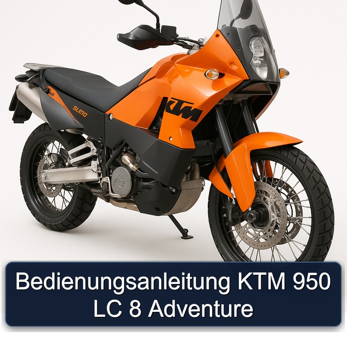 Bedienungsanleitung KTM 950 LC 8 Adventure