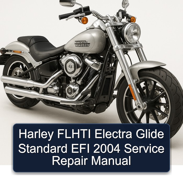 Harley FLHTI Electra Glide Standard EFI 2004 Manual de servicio y reparación