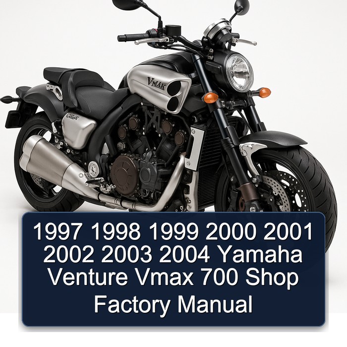 1997 1998 1999 2000 2001 2002 2003 2004 Yamaha Venture Vmax 700 Shop Factory Manual