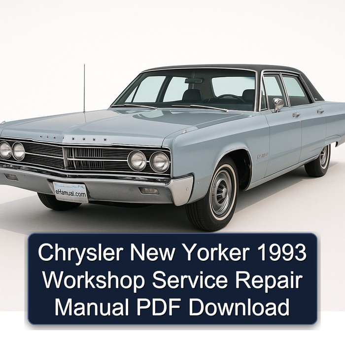 Chrysler New Yorker 1993 Workshop Service Repair Manual PDF Download