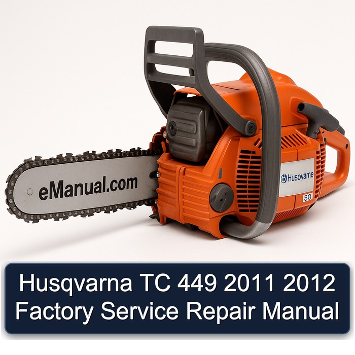 Husqvarna TC 449 2011 2012 Factory Manual de servicio y reparación