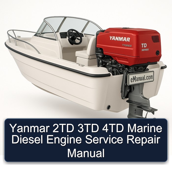 Yanmar 2TD 3TD 4TD Marine Diesel Engine Service Repair Manual